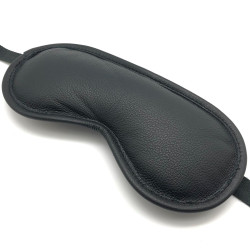 The Red Masque en cuir rembourré Blind Up Noir